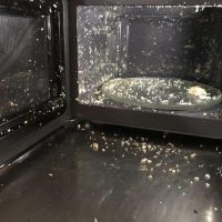 microwave exploding