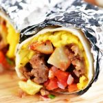 Southwest Breakfast Burritos - The Gunny Sack