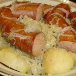 Polish sausage, Sauerkraut and potatoes ( CROCKPOT ) | Delish Cooks