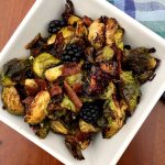 Roasted Brussel Sprouts and Grapes With Bacon | Olive & Mango