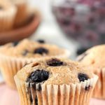 1-Bowl Whole-Grain Blueberry Muffins