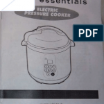 Cooks Essentials 99700 Pressure Cooker Manual | PDF | Pressure Cooking