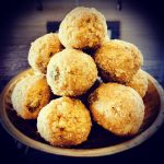 Besan Ladoo - Fusion Kitchen Tales