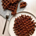 Brownie Waffles (without butter) - Un petit Oiseau dans la Cuisine