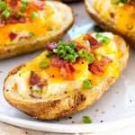 Microwave Baked Potato - Baking Mischief