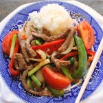 Stir-fried Beef Spaghetti with Black Pepper Sauce Recipe