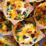 The BEST Jalapeno Popper Wonton Cups | Foodtasia