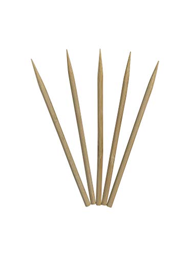 KingSeal Natural Bamboo Wood Meat Skewers, Kebab Sticks – 4.5 Inches ...