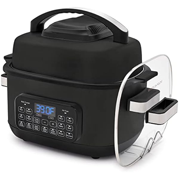 GreenPan Matte Black 13-in-1 Air Fryer Slow Cooker & Grill